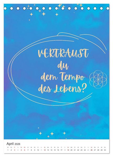 Produktbild: Freudvoll durchs Jahr! (Tischkalender 2026 DIN A5 hoch), CALVENDO Monatskalender