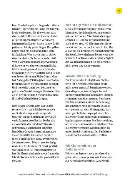 Produktbild: Cholesterin - Endlich Klartext