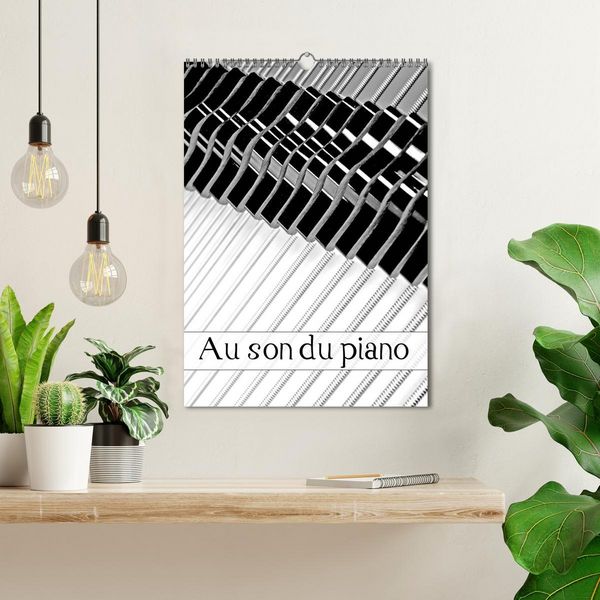 Produktbild: Au son du piano (Calendrier mural 2026 DIN A3 horizontal), CALVENDO calendrier mensuel