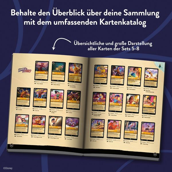 Produktbild: Disney Lorcana Trading Card Game - Der offizielle Collector&rsquo;s Guide: Sets 5-8 - Buch zum Spiel