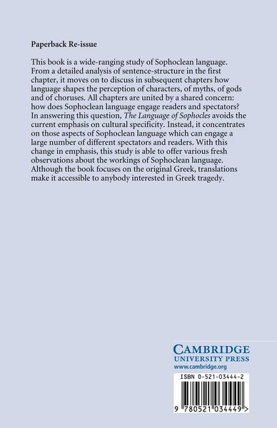 Produktbild: The Language of Sophocles