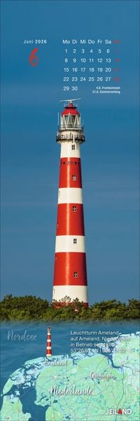 Produktbild: LilleEiland Lesezeichen & Kalender 2026
