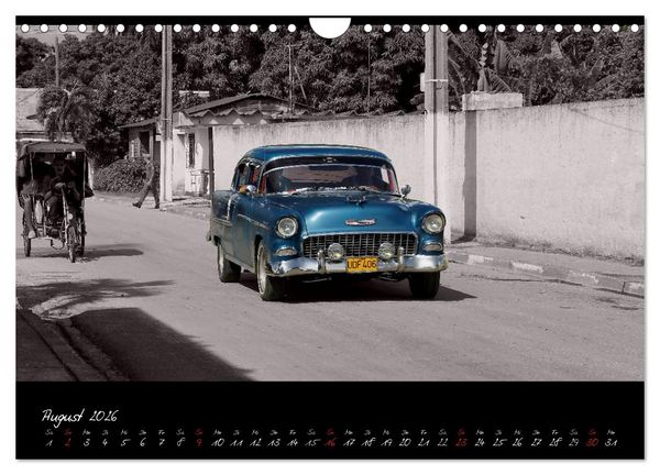Produktbild: Kuba und die Oldtimer (Wandkalender 2026 DIN A4 quer), CALVENDO Monatskalender