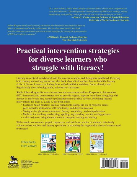 Produktbild: Using RTI to Teach Literacy to Diverse Learners, K-8