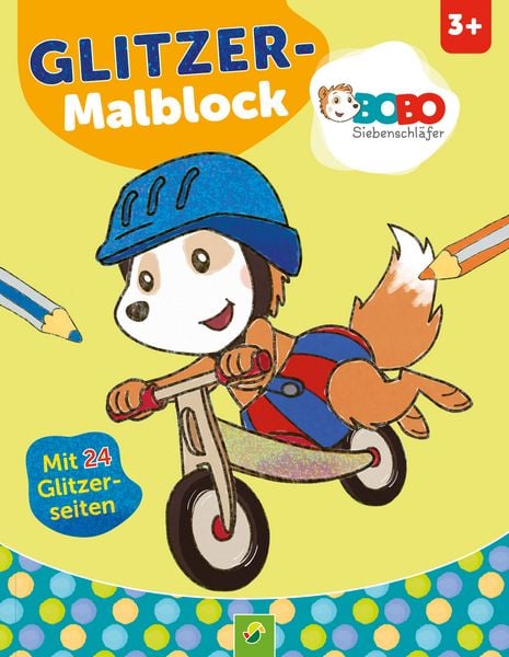 Produktbild: Bobo Siebenschl&auml;fer Glitzer-Malblock