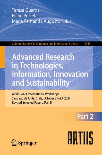 Produktbild: Advanced Research in Technologies, Information, Innovation and Sustainability