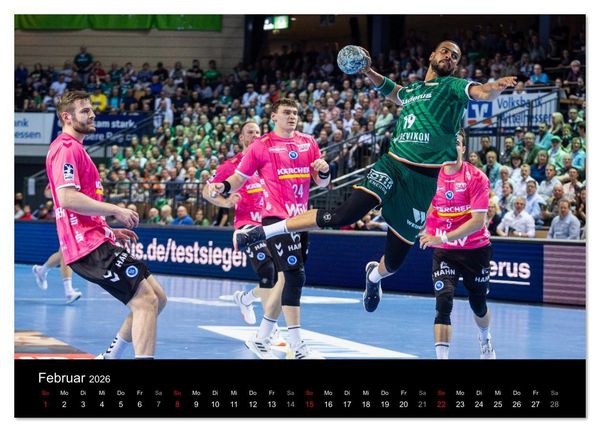 Produktbild: Kalender - HSG Wetzlar Handball Bundesliga Saison 2025/2026 (Wandkalender 2026 DIN A3 quer), CALVENDO Monatskalender