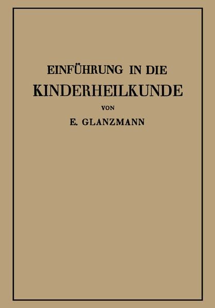 Produktbild: Einf&uuml;hrung in die Kinderheilkunde