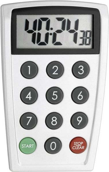 TFA Dostmann 38.2026 Timer Silber digital