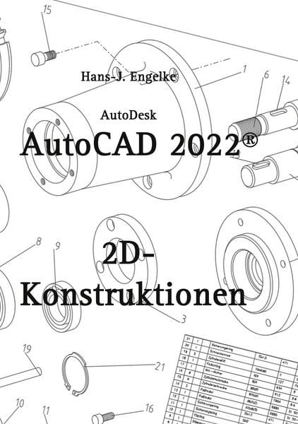 Produktbild: AutoCAD 2022 2D-Konstruktionen