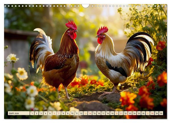 Produktbild: Viele Tiere auf dem Bauernhof (Wandkalender 2026 DIN A3 quer), CALVENDO Monatskalender