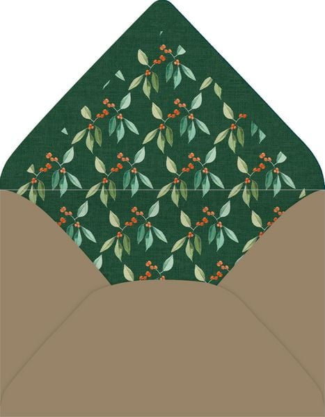 Produktbild: Weihnachtskarte mit Anh&auml;nger &ndash; Frohe Festtage