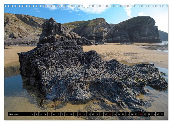Produktbild: Blickpunkte Cornwall (Wandkalender 2026 DIN A3 quer), CALVENDO Monatskalender