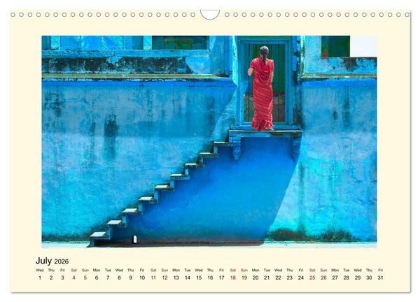 Produktbild: Great impressions of INDIA featuring awesome pictures (Wall Calendar 2026 DIN A3 landscape), CALVENDO 12 Month Wall Calendar