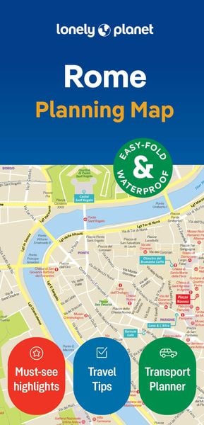 Produktbild: Lonely Planet Rome City Map