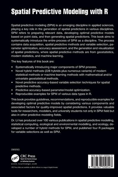 Produktbild: Spatial Predictive Modeling with R