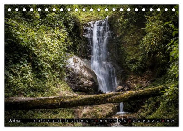 Produktbild: COSTA RICA Farben und Licht (Tischkalender 2026 DIN A5 quer), CALVENDO Monatskalender