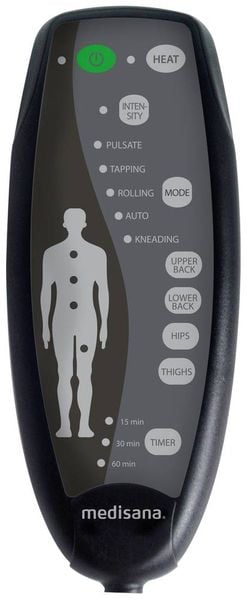 Produktbild: Medisana MCH Massagesitzauflage 9.6 W Schwarz