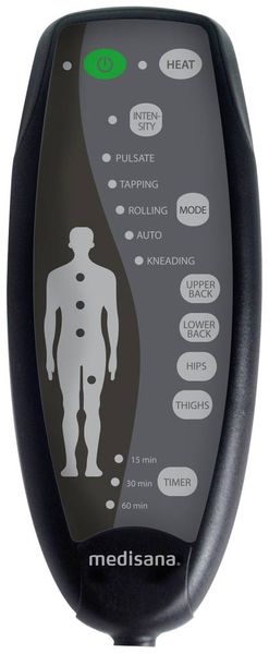 Produktbild: Medisana MCH Massagesitzauflage 9.6W Schwarz