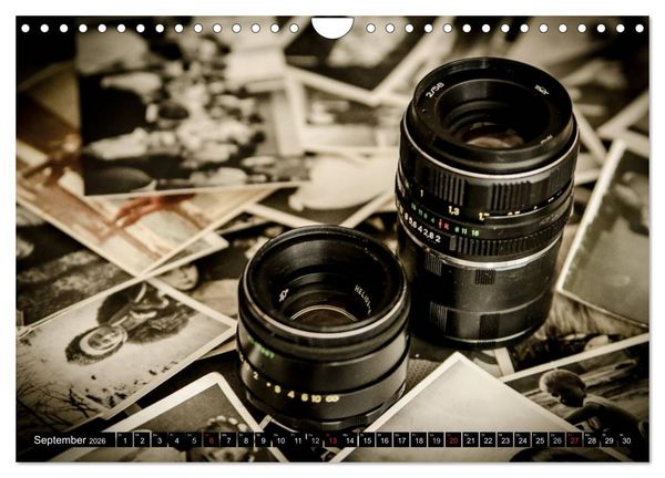 Produktbild: Historische Fotoapparate (Wandkalender 2026 DIN A4 quer), CALVENDO Monatskalender