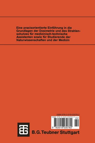 Produktbild: Strahlenphysik, Dosimetrie und Strahlenschutz