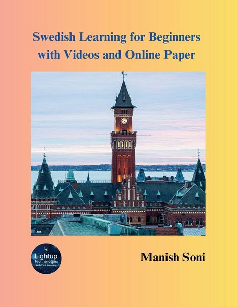 Produktbild: Swedish Learning for Beginners with Videos and Online Paper