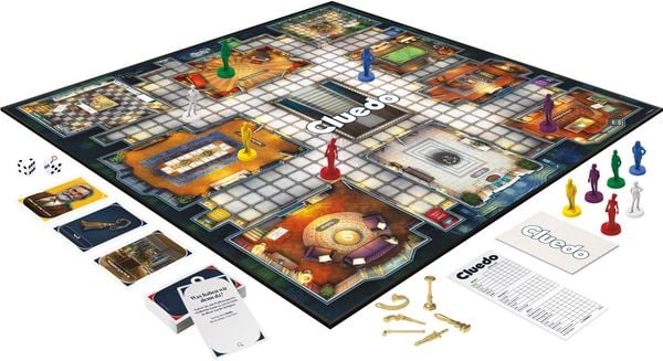 Produktbild: Hasbro F6420100 - Cluedo, Detektivspiel, Neuauflage, Krimi & R&auml;tsel Spiel