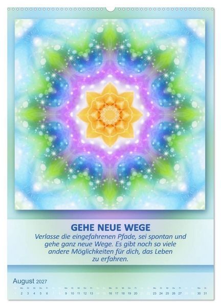 Produktbild: Light Energy Mandalas - Kalender - Vol. 2 (Wandkalender 2027 DIN A2 hoch), CALVENDO Monatskalender