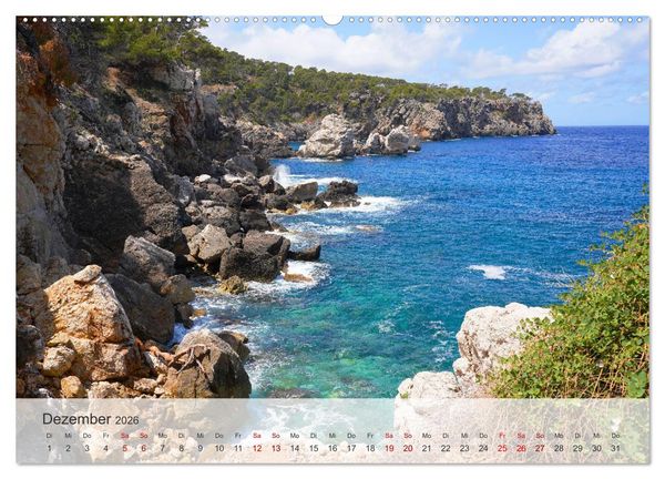 Produktbild: Cala Deia - Mallorcas Traumbucht (Wandkalender 2026 DIN A2 quer), CALVENDO Monatskalender
