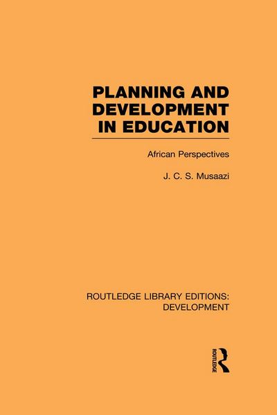 Produktbild: Planning and Development in Education