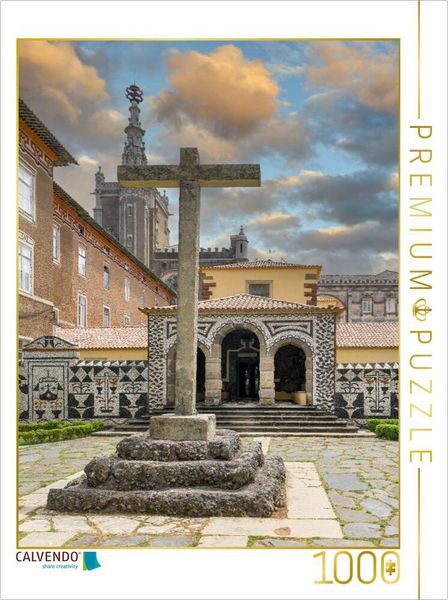CALVENDO Puzzle Im Kloster Convento de Santa Cruz übernachtete einst General Wellington. | 1000 Teile Lege-Größe 64 × 48 cm Foto-Puzzle für glückliche Stunden