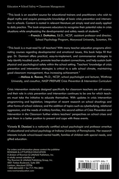 Produktbild: Crisis Prevention and Intervention in the Classroom