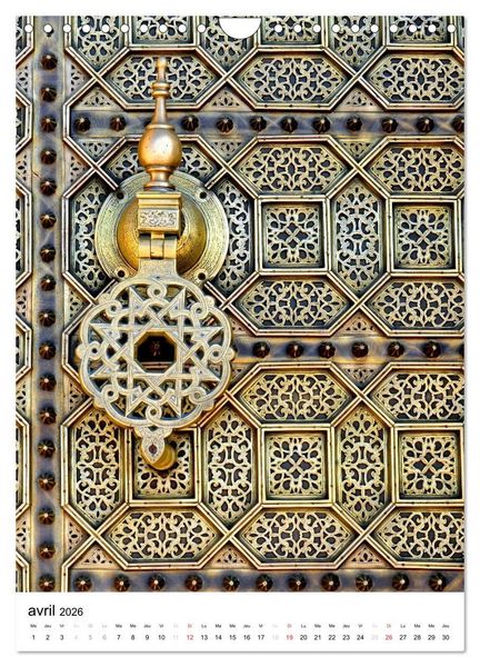 Produktbild: Portes du Maroc (Calendrier mural 2026 DIN A4 horizontal), CALVENDO calendrier mensuel
