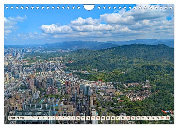 Produktbild: Taipeh &ndash; Tradition trifft Moderne (Wandkalender 2027 DIN A4 quer), CALVENDO Monatskalender