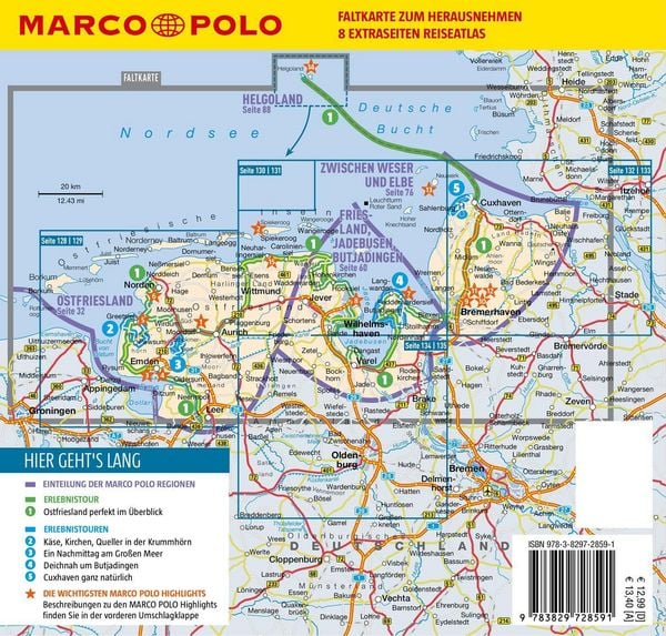 Produktbild: MARCO POLO Reisef&uuml;hrer Ostfriesland, Nordseek&uuml;ste, Niedersachsen, Helgoland