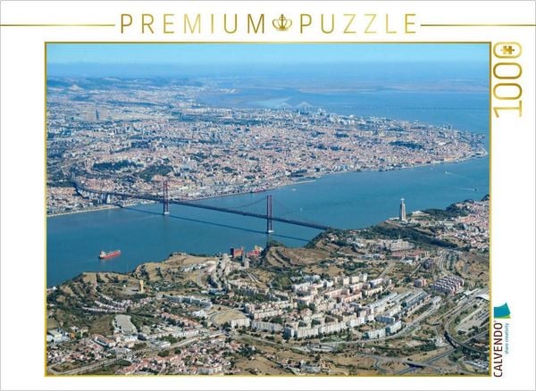 CALVENDO Puzzle Lissabon, Portugal | 1000 Teile Lege-Größe 64x48cm Foto-Puzzle für glückliche Stunden
