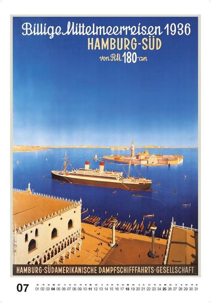 Produktbild: Historische Schiffsplakate 2027
