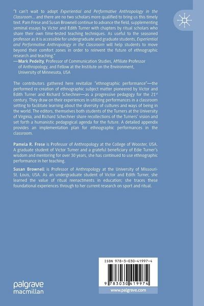 Produktbild: Experiential and Performative Anthropology in the Classroom