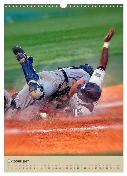 Produktbild: Baseball Power (Wandkalender 2027 DIN A3 hoch), CALVENDO Monatskalender