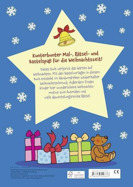 Produktbild: Malen - R&auml;tseln - Basteln: Weihnachten