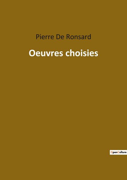 Produktbild: Oeuvres choisies