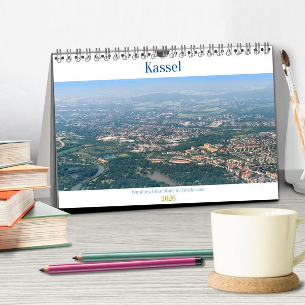 Produktbild: Kassel - wundersch&ouml;ne Stadt in Nordhessen (Tischkalender 2026 DIN A5 quer), CALVENDO Monatskalender