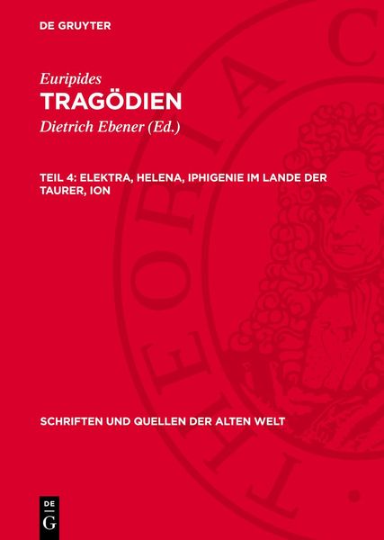 Produktbild: Elektra, Helena, Iphigenie im Lande der Taurer, Ion