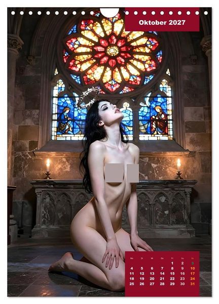 Produktbild: Gothic Engel (Wandkalender 2027 DIN A4 hoch), CALVENDO Monatskalender