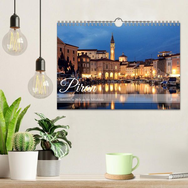 Produktbild: Piran - Slowenische Perle an der Adriak&uuml;ste (Wandkalender 2026 DIN A4 quer), CALVENDO Monatskalender