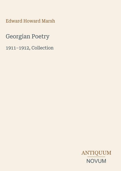 Produktbild: Georgian Poetry