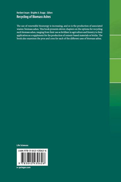 Produktbild: Recycling of Biomass Ashes