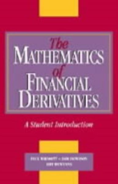 Produktbild: Mathematics of Financial Derivatives