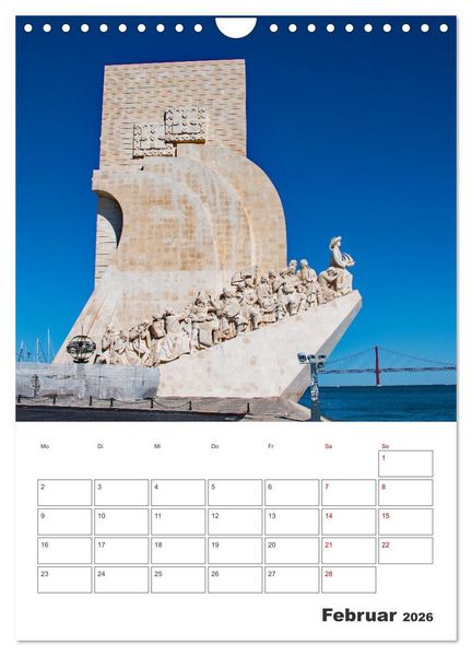 Produktbild: Lissabon - ein Traumreiseziel (Wandkalender 2026 DIN A4 hoch), CALVENDO Monatskalender