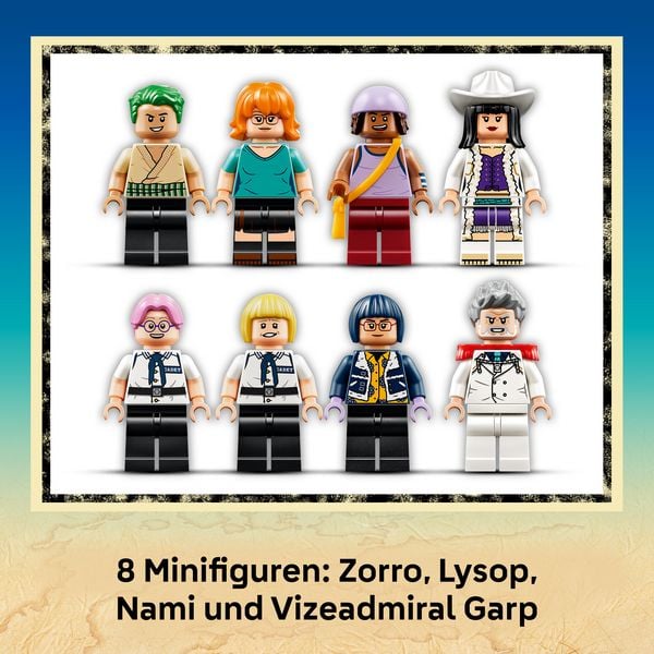Produktbild: LEGO ONE PIECE 75646 Garps Marineschlachtschiff, Spielzeug ab 9 Jahren